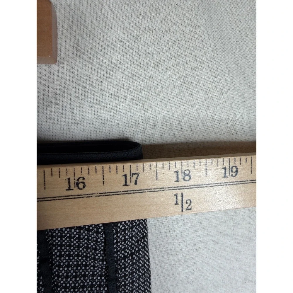 Banana Republic Geometric Print Dress Pants size 10 Short Black/Gray/White